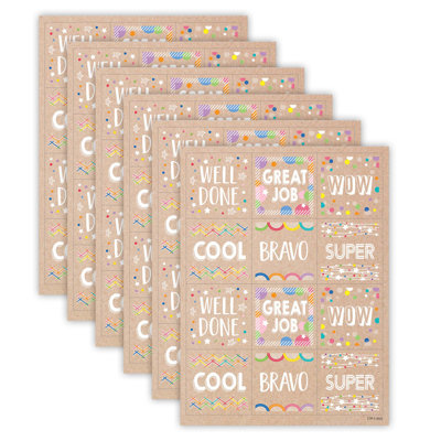 Teaching Kraft Reward Stickers