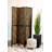 Rustic Tobacco Herringbone Folding Screen