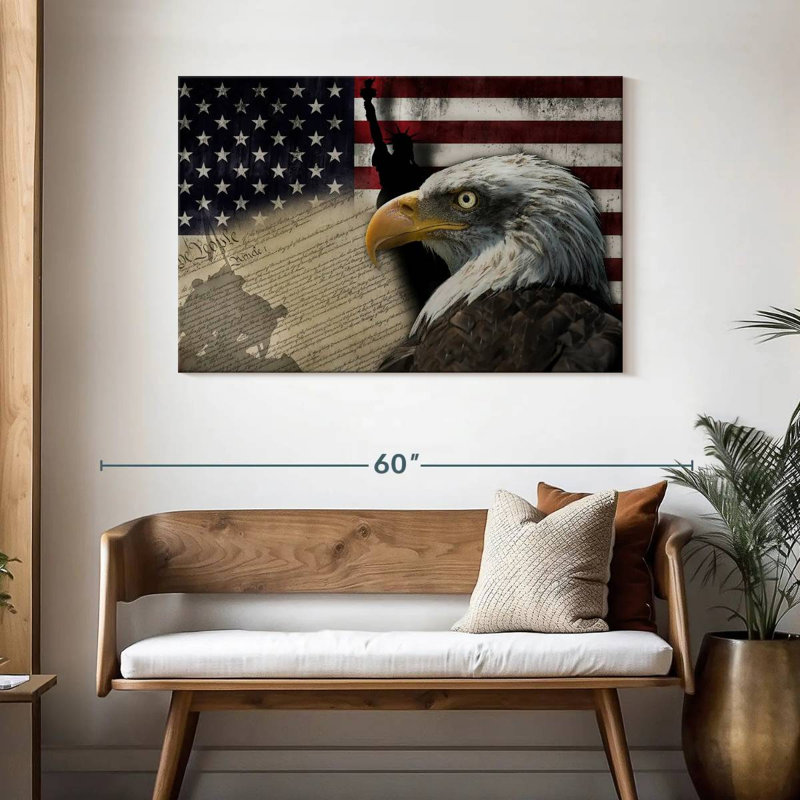 Borges American Symbols, H 30 po x l 45 po