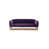 Violet / velours ombre