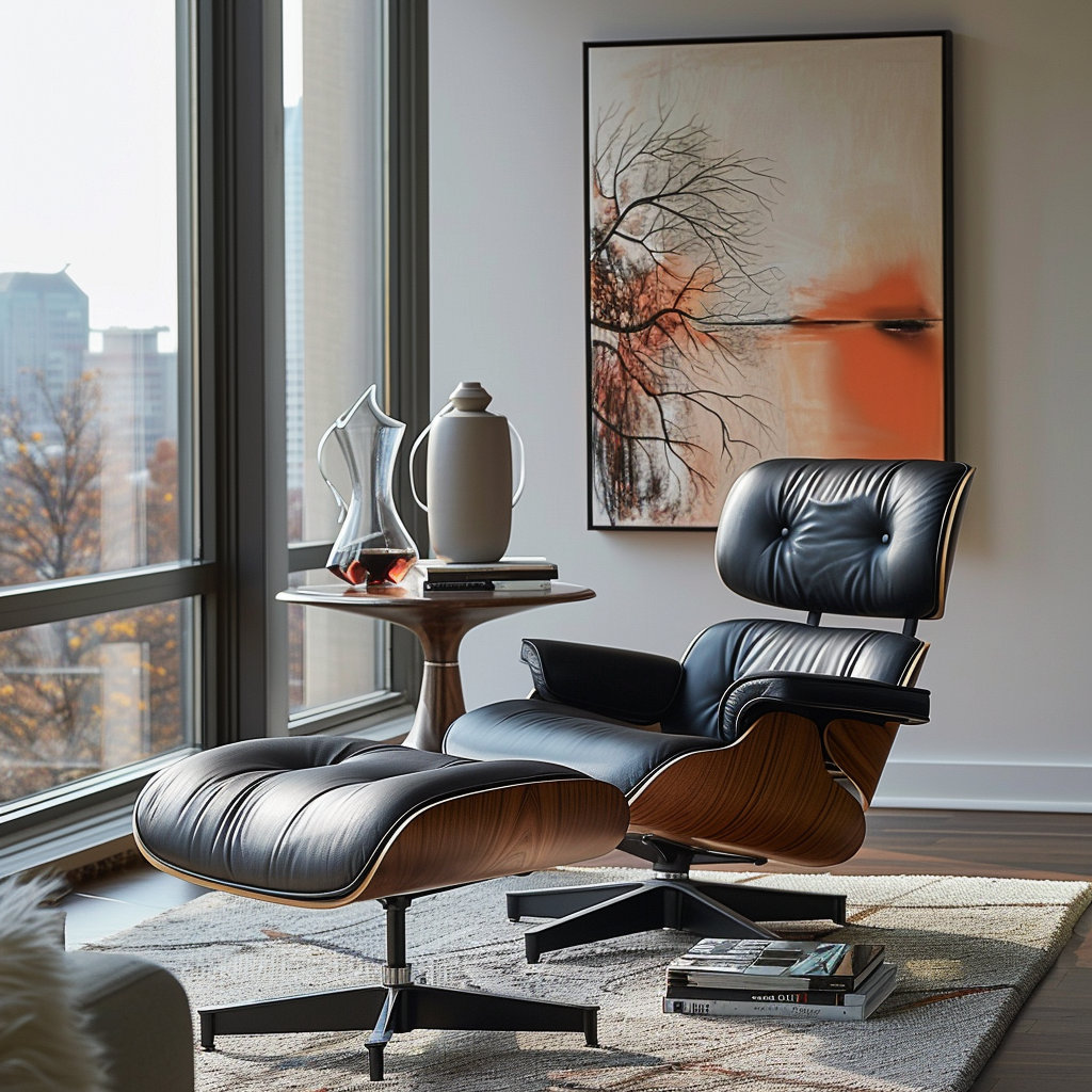 Corrigan Studio® Martti Genuine Leather Top Grain Leather Chaise Lounge