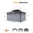 10 Ft. x 12 Ft. Outdoor Aluminum Hardtop Gazebo, Double Roof Patio Gazebo with Curtains and Netting, Ventilated Metal Roof Outdoor Shelter for Backyard, Garden, Deck and Patio, Gray-113380074-113380073