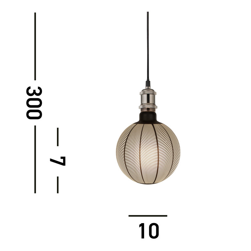 Sarah-Jayne 1 - Light Single Pendant, Satin Silver