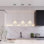 Luminaire suspendu réglable en cristal 3 pièces 3 pièces