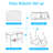 36'' Rectangular Adjustable Folding Table