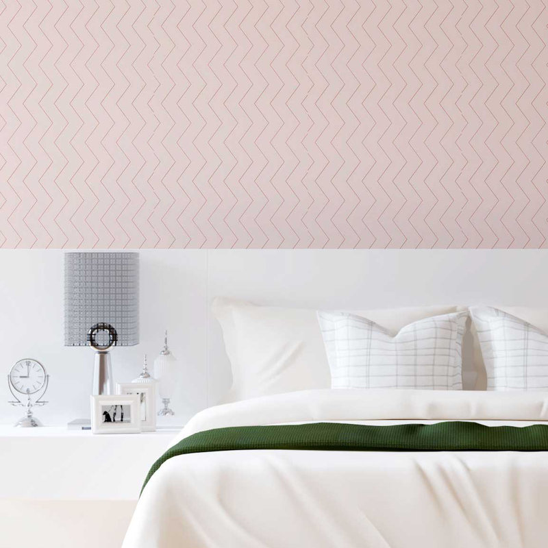 Rouleau de papier peint adhésif doux L 126 po x l 24 po Ahmoni, Rose