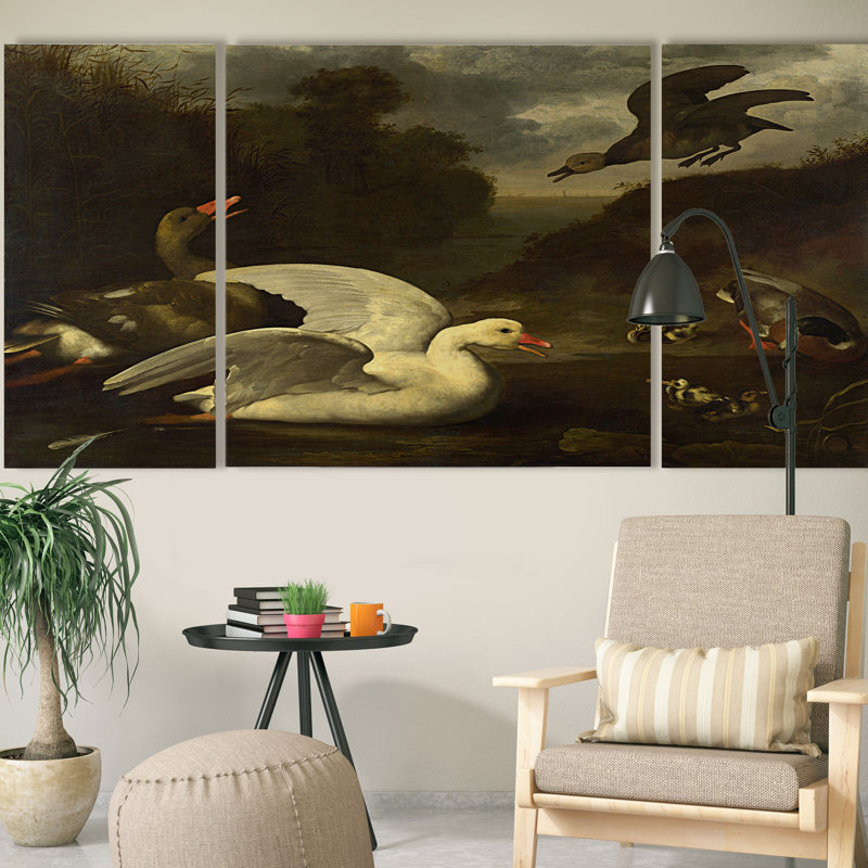 « rétro-salissure d’eau rétro », reproduction d’image multi-pièces sur toile, H 32 po x l 64 po x P 1,5 po