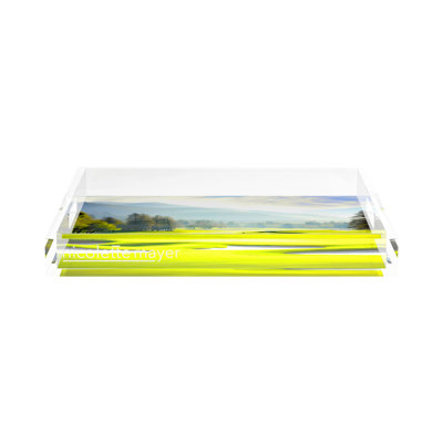 Square Abstract Decorative Tray