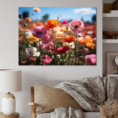 Champ de fleurs vibrantes I