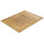 Tapis jaune / brun en laine nouée à la main 9 pi 1 po x 11 pi 10 po New Age Rugen