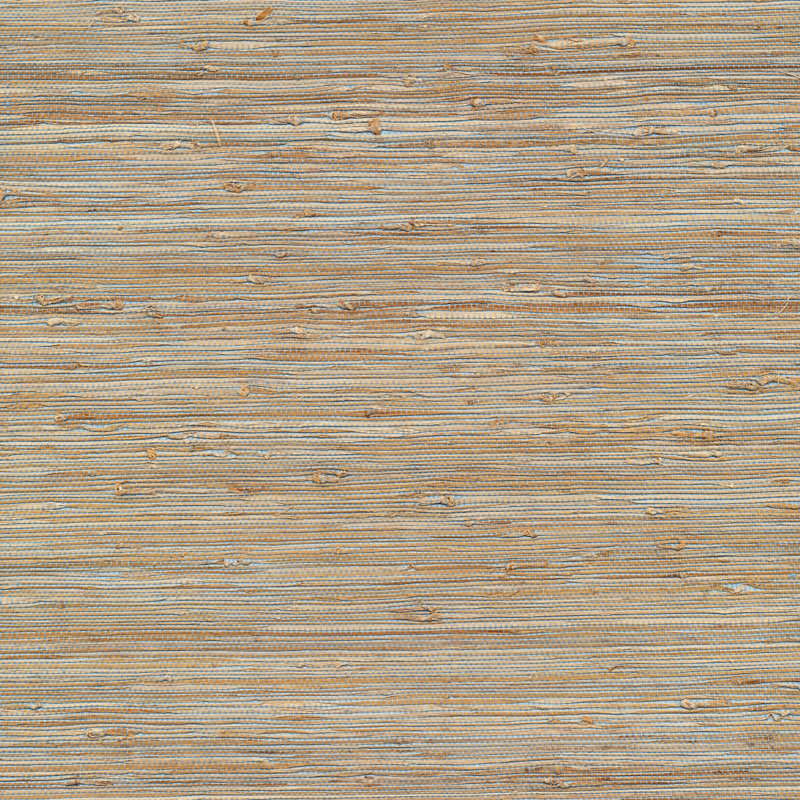 Jade Grasscloth 24' x 36" Gingham Wallpaper