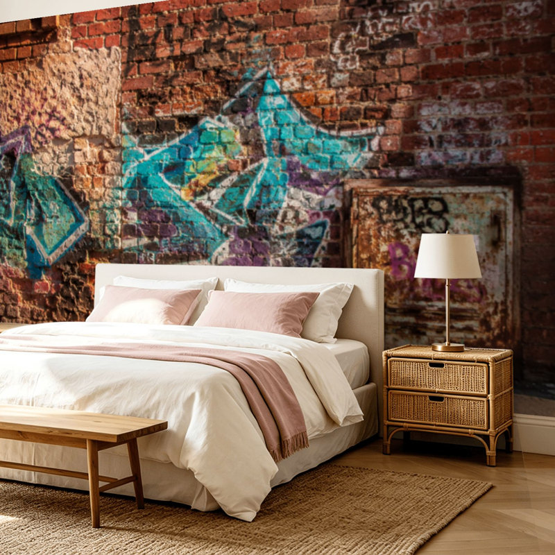 Adhésif mural amovible auto-adhésif et amovible, 68.88" L  x 96" W