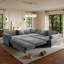 Canapé-lit modulaire à compression en chenille de 88 pouces-1931226010