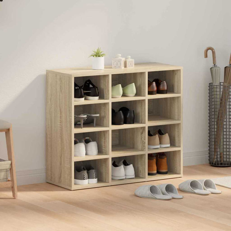 Shoe Cabinet, Sonoma Oak