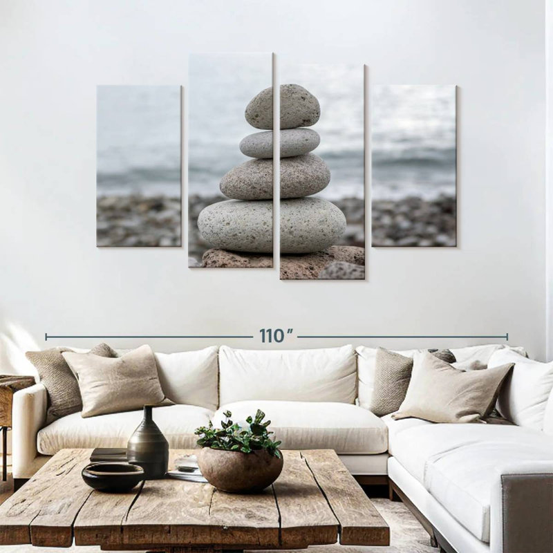 Kerrick Stacked Stones, 54" H x 84" W