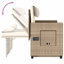 Banc de patio inclinable avec coussins Vidaxl-99049281
