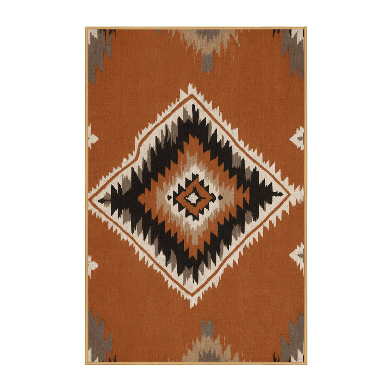Wildflower Echo Rug, Rectangle 4' x 6'