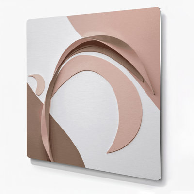 Minimalism 31 Blue Metal Wall Art