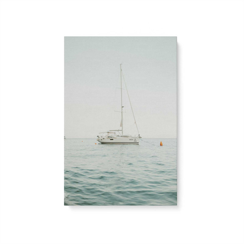 Impression sur toile Serene Sail, H 18 po x l 12 po x P 1,25 po, Toile tendue