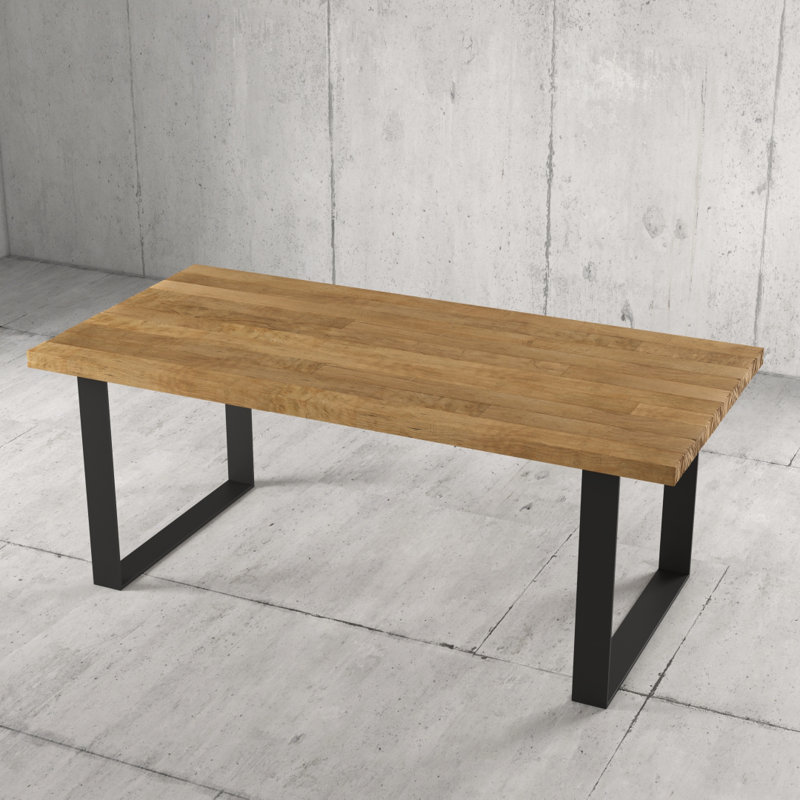 Table de salle à manger en bois massif Beckner