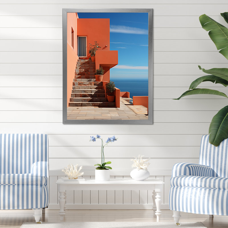 Coastal Minimalisme, photo 8 - Nautique et plage, reproduction sur toile, Cadre photo argenté, H 44 po x l 34 po x P 1,5 po