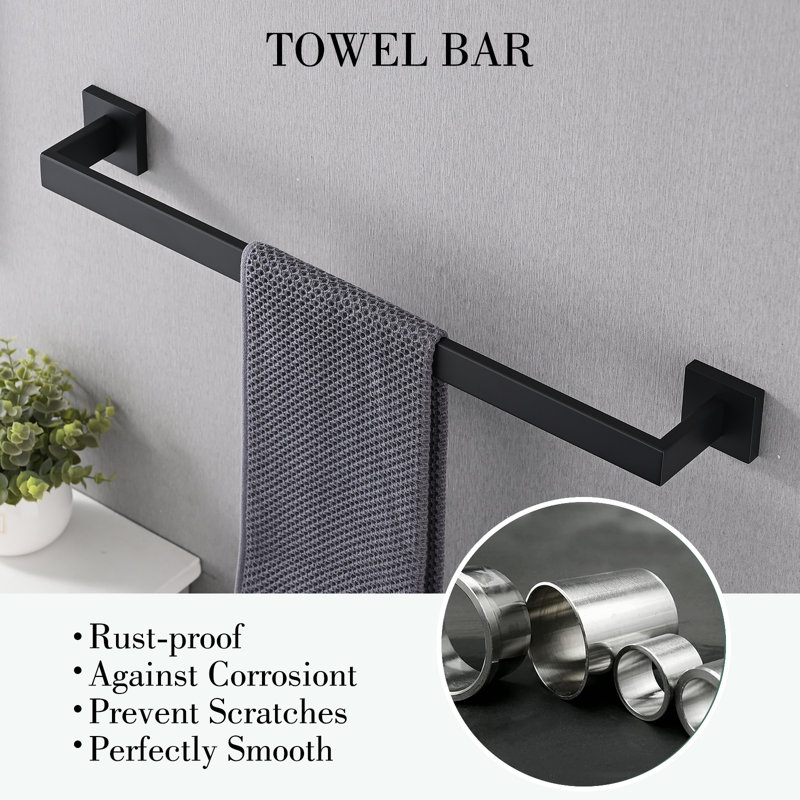 Ensembles de quincaillerie de salle de bain, Noir mat