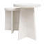 Ensemble de 2 tables de bout rondes