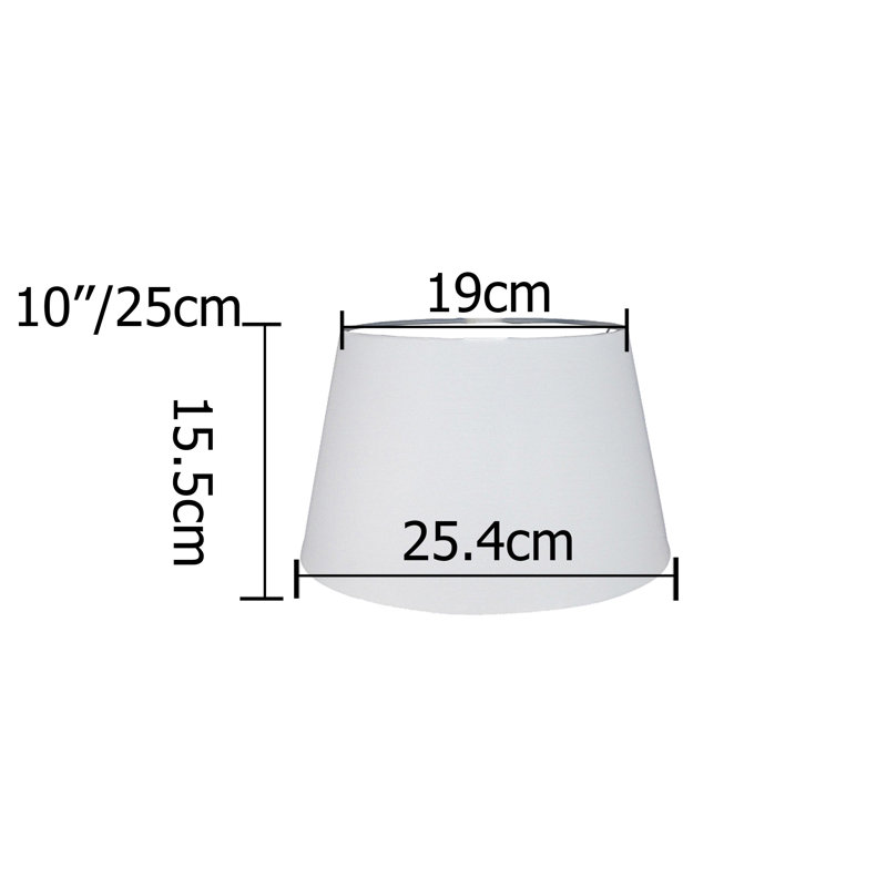 16cm H Cotton Drum Pendant Shade ( Screw On ) in Green
