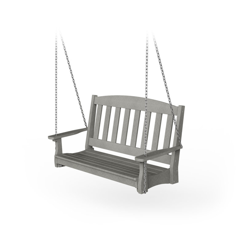 Balancelle de jardin Alister Poly, Gris clair