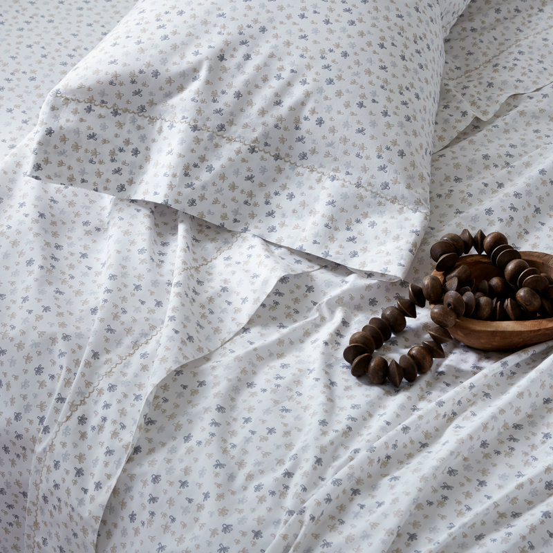 Ensemble de draps 100% coton 200 fils Hableland, Ensemble de draps pour grand lit + un drap-housse 