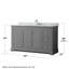 Ensemble de meuble-lavabo simple 60 po Avery-41604588-80213029