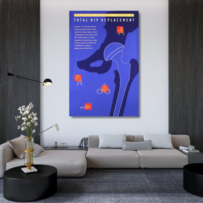 «Total Hip remplacement» par National Institute of Health - Art mural sur toile tendue avec châssis