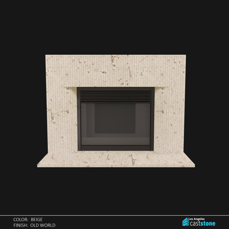 Valencia Fireplace Surround, Beige Old World
