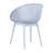 2 - Pack, Blue, Lounge Chairs, Polypropylene, Indoor/Outdoor, All Weather, , , Zero Maintenance, 90 Second Assembly, Ergonomic Contour, Mesh Blue Pack Modern Weather Chairs From High Grade Pp. For-1896169001