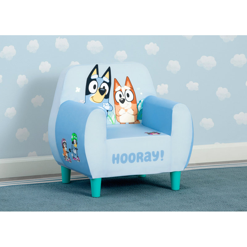 Bluey Foam Chair For Kids Delta Children