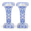 Spode Judaica Sabbath Candlesticks 7.5"