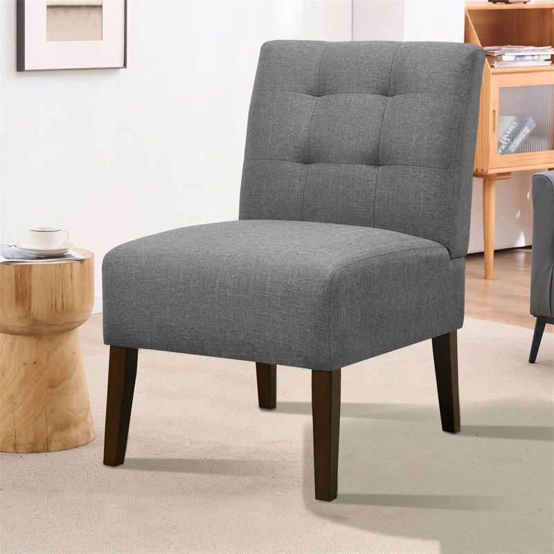 Fauteuil d'appoint gris moderne, Gris