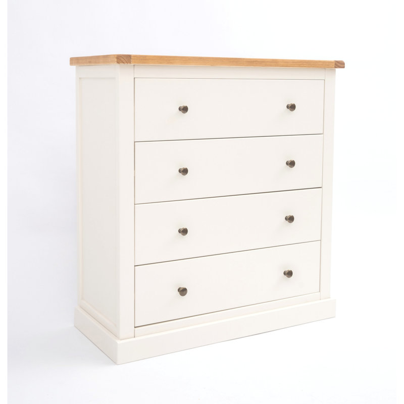 Konnor 90 cm W Chest of 4 Drawers