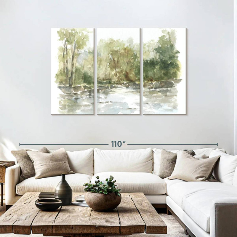 Avery Wooded Stream I, 48" H x 74" W