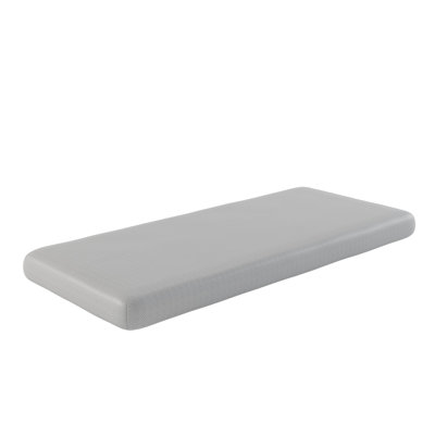 NapQueen 5 Inch Twin Size Memory Foam Mattress for Kids, Gray - Supportive Bed Mattress for Bunk Beds, Trundle Beds & Small Spaces