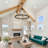 Pravesh 12 - Light Dimmable Wagon Wheel Chandelier-1934186864