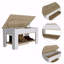 Table de rangement, une tablette de table extensible, quatre pieds, tablette inférieure-1558611633