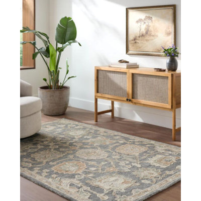 Tapis rectangulaire en laine Codrin