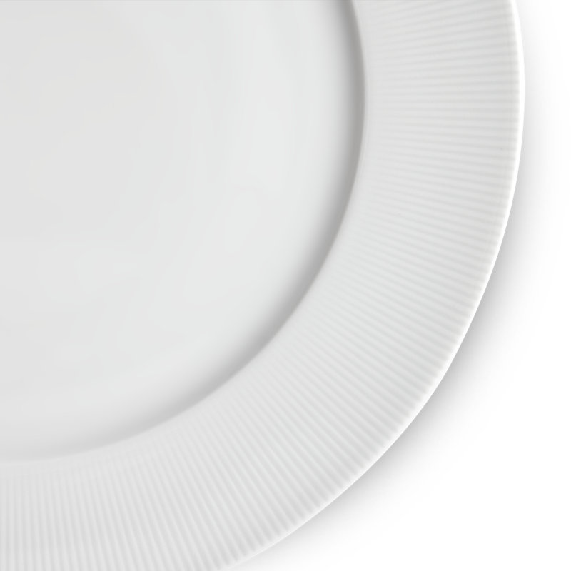 Eventail Rimmed Plate