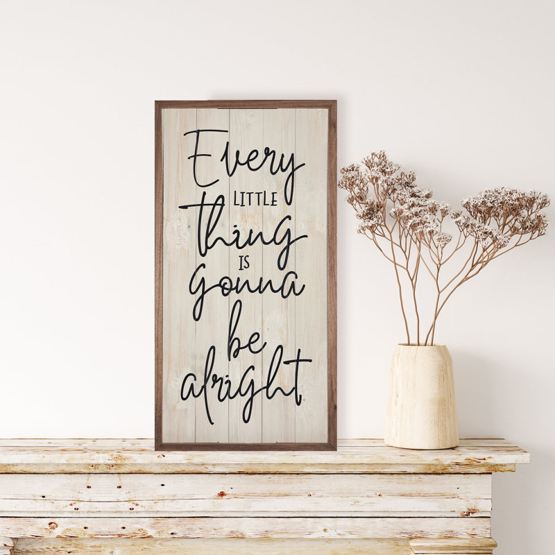 Every Little Thing Whitewash, H 40 po x l 20 po