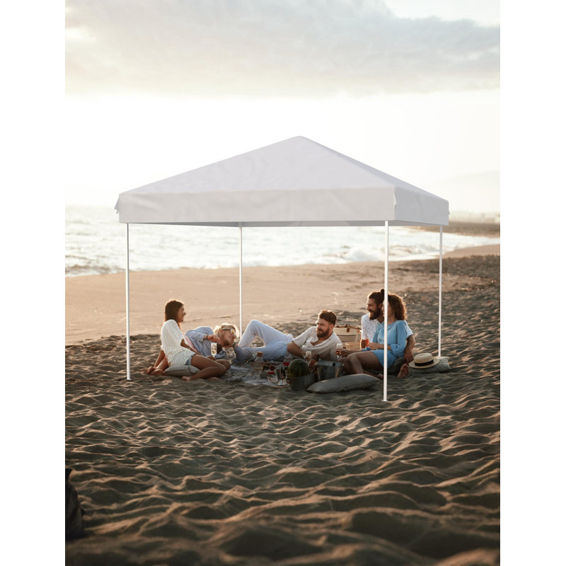 10x10 Pop Up Canopy Tent Outdoor Canopy with 4 Removable Sidewalls Heavy Duty Commercial Instant Tent Shelter (10x10FT/3 Side Walls)