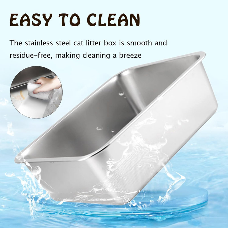 Stainless Steel Litter Box