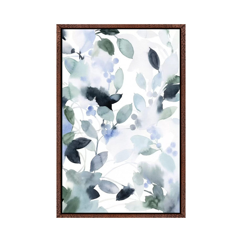 Let Go I by Stephanie Ryan - Painting on Canvas, Classic Brown Wood Floater Framed, 101.6cm H x 66.04cm W x 3.81cm D