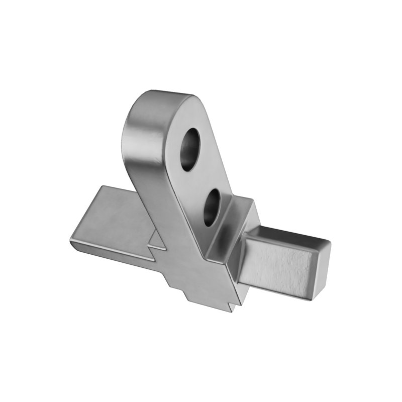 Goujon inclinable à double bras de 1-5 / 8 po de longueur 1-1 / 16 po de hauteur - gris