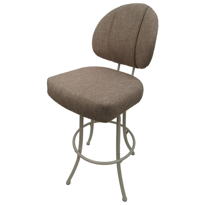 Tabouret de bar pivotant 34 po Ostrander, Beige bassin, Beige, Bar Stool (30" Seat Height)